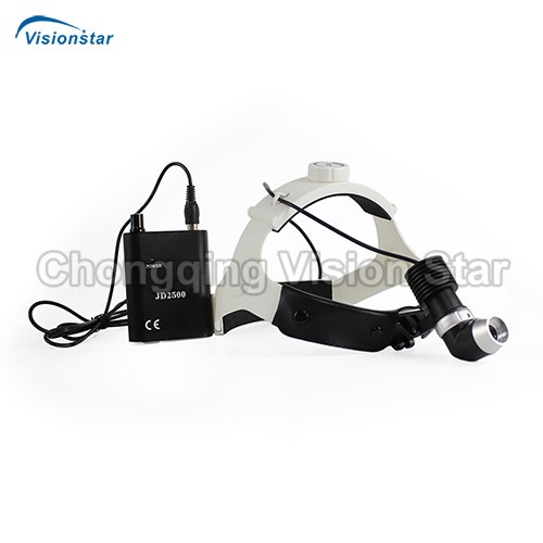 JD-2500 Headband LED Medical Headlight with Loupes