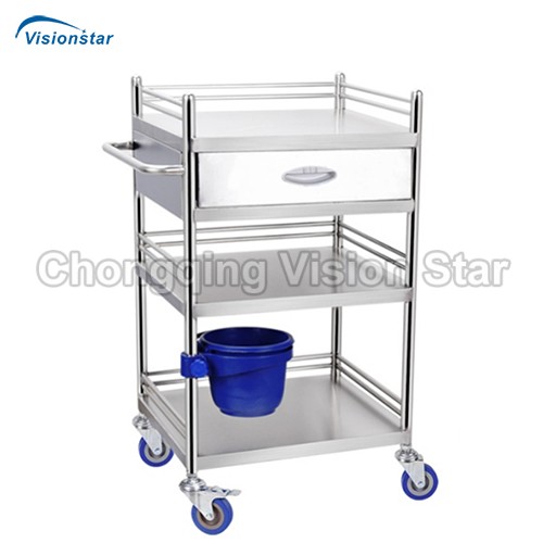 SJD-Y025A Dental Stainless Steel Trolley